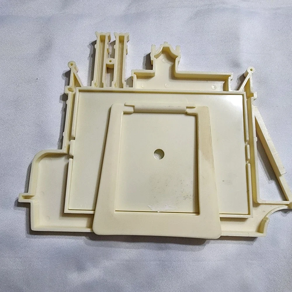 Vintage Pink Steamboat Riverboat Plastic Picture Frame Kawaii Retro Decor